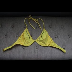 Yellow Venus Bikini Top
